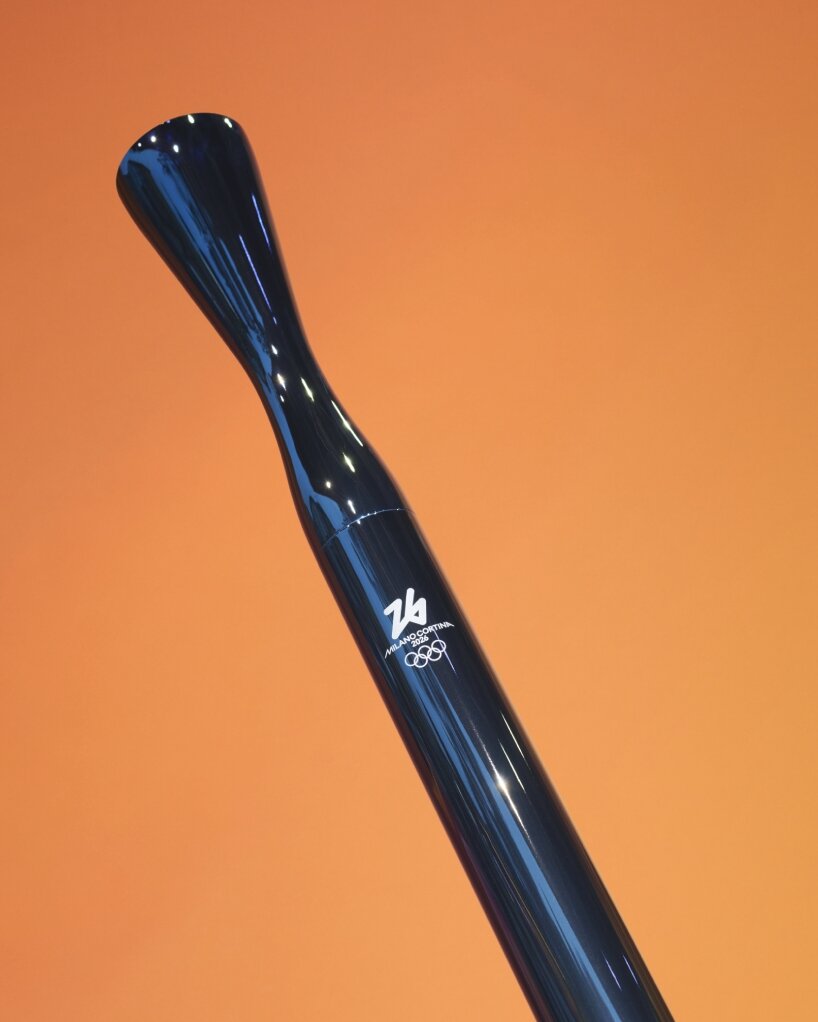 view of the torch designed by CRA-Carlo Ratti Associati