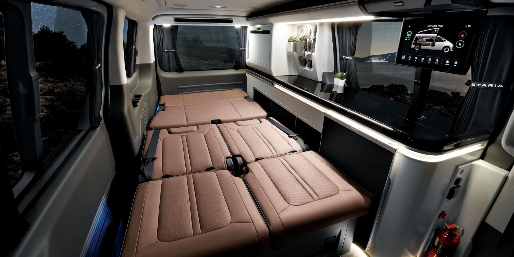 off-grid-electric-camper-expandable-roof-recharge-hyundai-staria-designboom-ban
