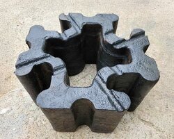 old fishing nets, buoys and other plastic waste return as eco-friendly construction blocks