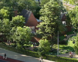 rijksmuseum to open sculpture garden in amsterdam with pavilions by foster + partners