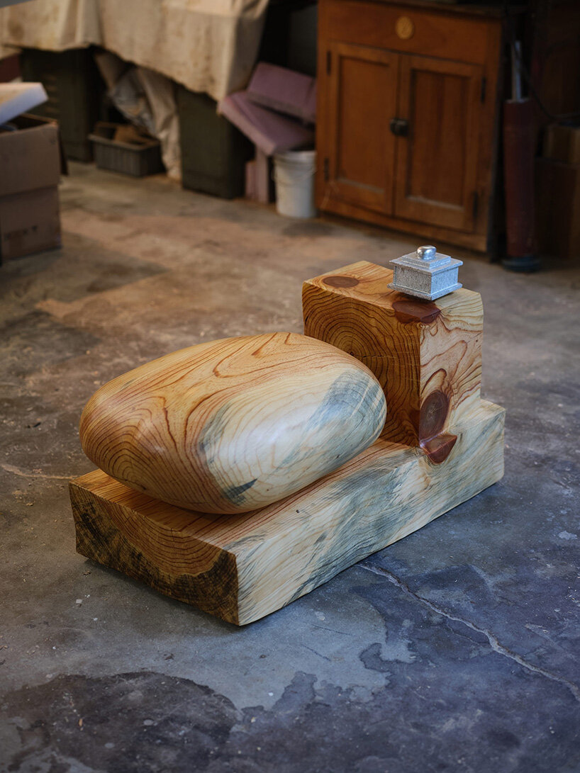 salvaged wood from the LA wildfires becomes functional objects at marta exhibition