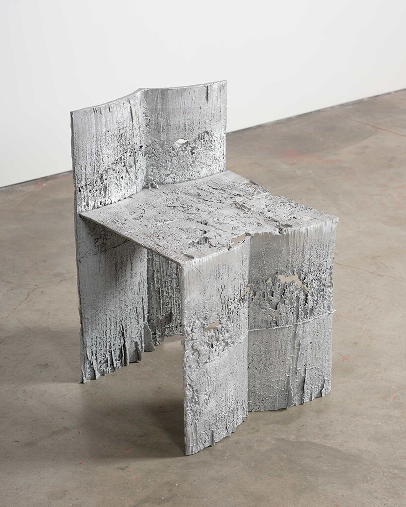 salvaged wood from the LA wildfires becomes functional objects at marta exhibition