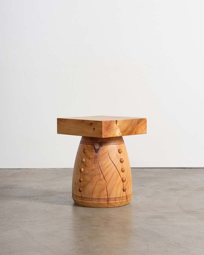 salvaged wood from the LA wildfires becomes functional objects at marta exhibition