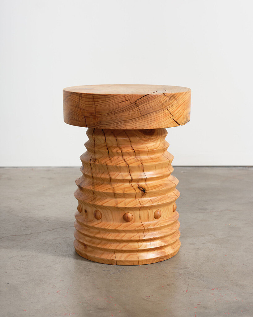 salvaged wood from the LA wildfires becomes functional objects at marta exhibition