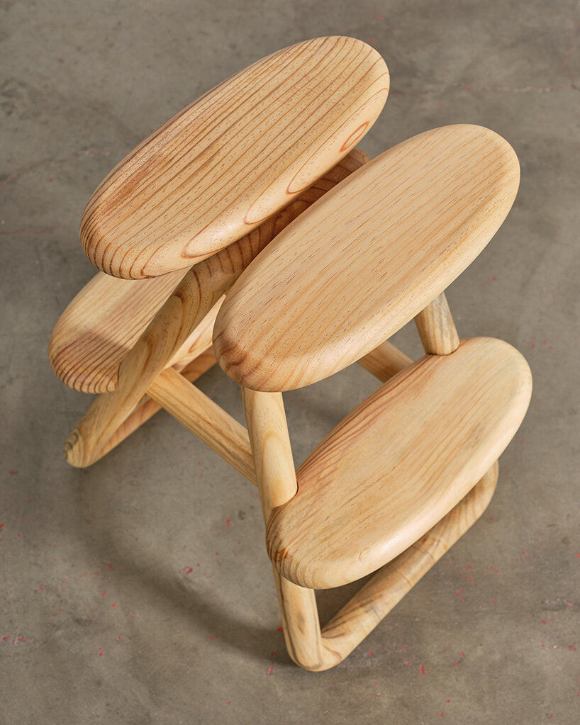 salvaged wood from the LA wildfires becomes functional objects at marta exhibition