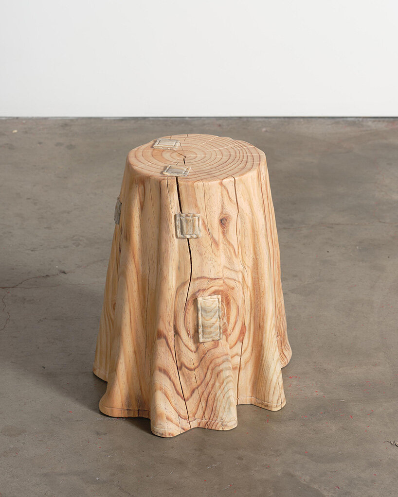 salvaged wood from the LA wildfires becomes functional objects at marta exhibition