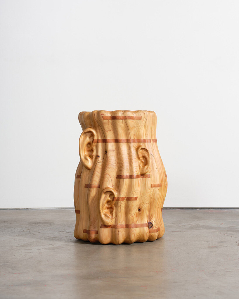 salvaged wood from the LA wildfires becomes functional objects at marta exhibition