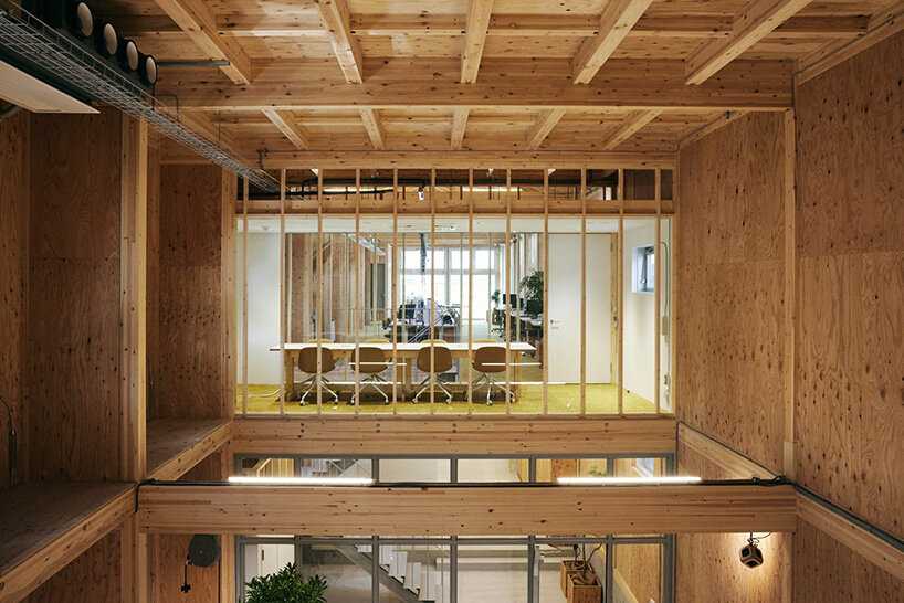 schemata architects transforms japanese machiya townhouse into flexible workspace
