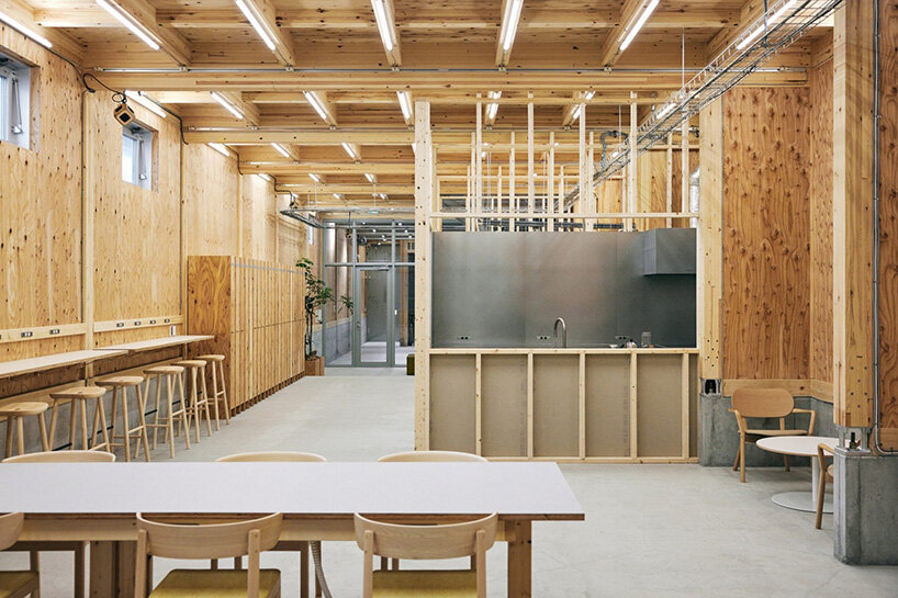 schemata architects transforms japanese machiya townhouse into flexible workspace