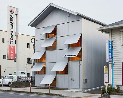 schemata architects transforms japanese machiya townhouse into flexible workspace