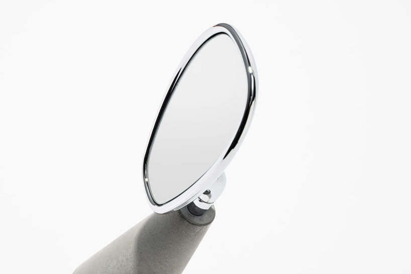 honda motorcycle parts are reborn as functional sculptural home objects