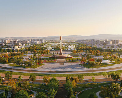 porous urban framework shapes landscape-driven mongolian city masterplan proposal