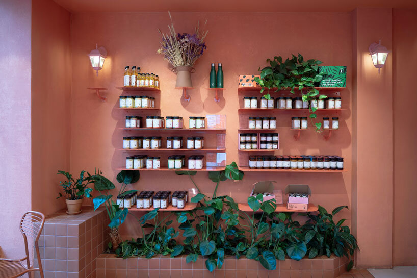 terracotta tiles clad wild souls clean-eating venue&rsquo;s exterior by studiomateriality in athens