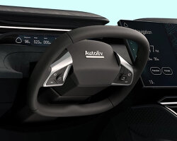 no driver, no wheel: world’s first retractable steering wheel is made for autonomous vehicles