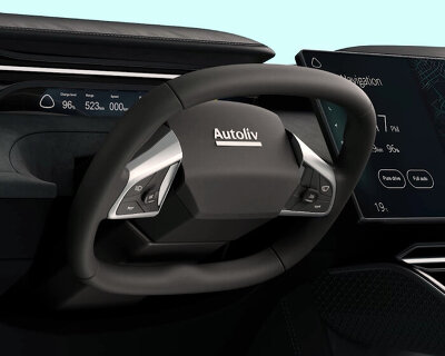 no driver, no wheel: world’s first retractable steering wheel is made for autonomous vehicles