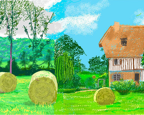 David Hockney: A Year in Normandie and Some Other Thoughts about Painting
