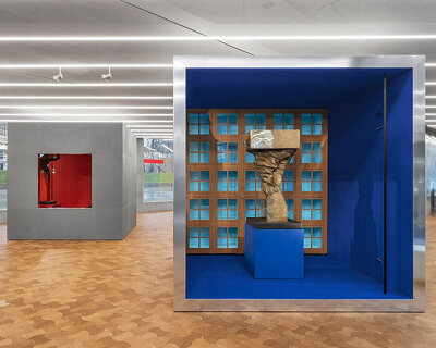 aldo rossi's furnishings for unifor meet francesco somaini's 1970s sculptures in milan