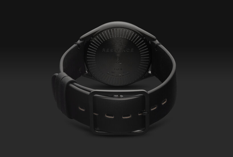 the caseback reveals the artist and brand's names