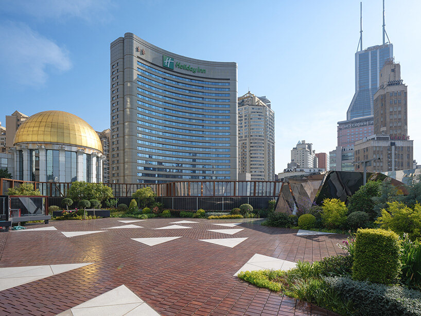 benedetta tagliabue EMBT reshapes century square in shanghai with kaleidoscopic landscape