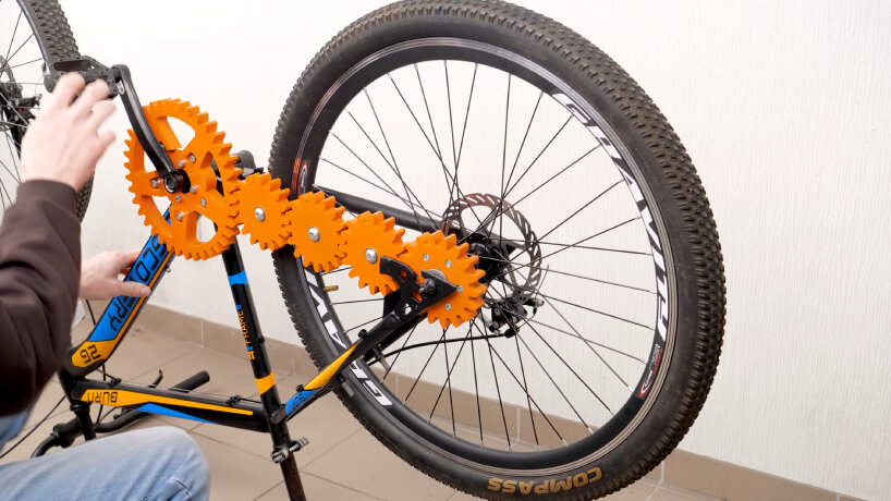 chainless bike 3D printed