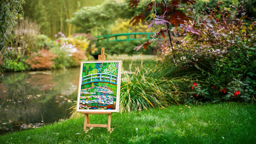 claude monet LEGO set