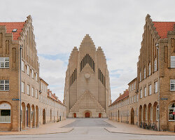 david altrath frames the expressionist geometry of grundtvig's church in copenhagen