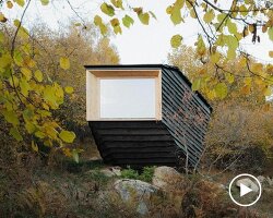 IAAC ecological architecture students build a shelter that helps fight wildfires in the pyrenees