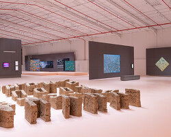 formafantasma shapes curved planes into a continuous passage at diriyah biennale 2026