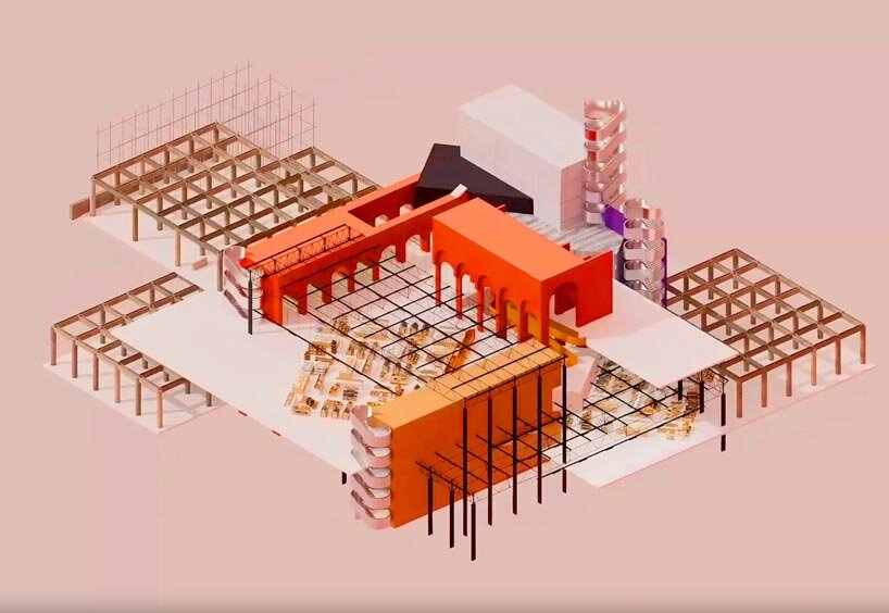 four typologies explores decentralized upcycling fashion factories in digital space