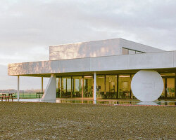 geometric supports guide movement at belgian school by LT2A and open architectes