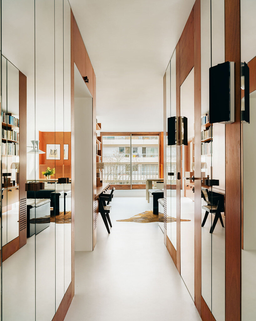 glass paste details tie together 1966 paris apartment renovation by cyrus ardalan