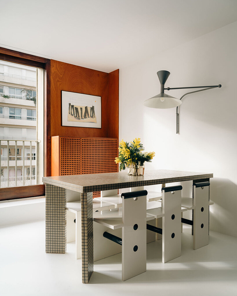 glass paste details tie together 1966 paris apartment renovation by cyrus ardalan