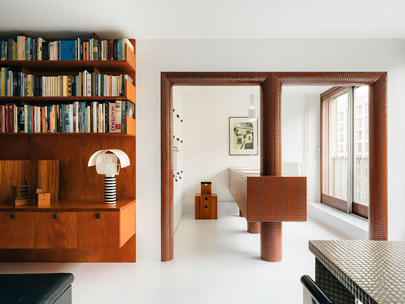 glass paste details tie together 1966 paris apartment renovation by cyrus ardalan