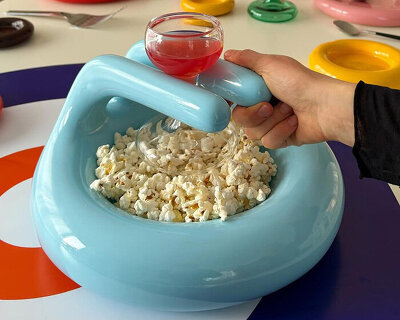 gustaf westman translates curling stone into snack bowl in time for 2026 winter games