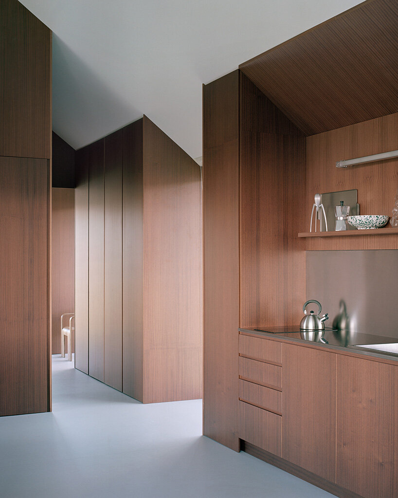 HANGHAR assembles steel-framed prefab residence in 48 hours on sloped spanish plot