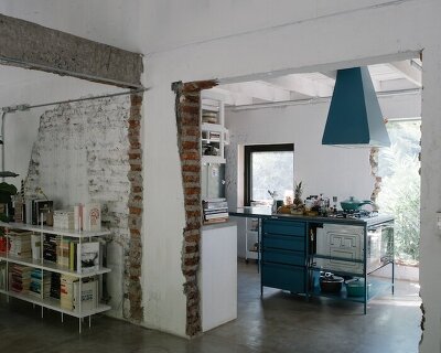 iván bravo weaves original brick fragments into casa tam renovation in chile