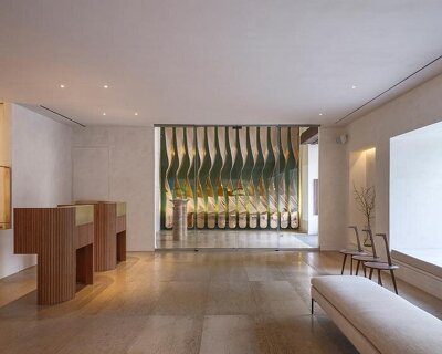 sculptural installations animate zU-studio’s hotel redesign in spain