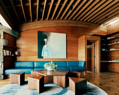 conner & perry reworks 1980s-built 'lautner’s castle' on a los angeles hillside