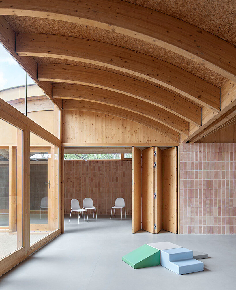 low-rise vaults trace undulating roofline of nursery school in mallorca by BOS arquitectes