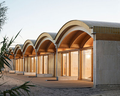 low-rise vaults trace undulating roofline of nursery school in mallorca by BOS arquitectes