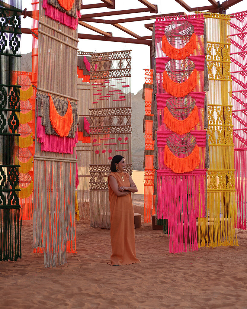 milla novo textile installation