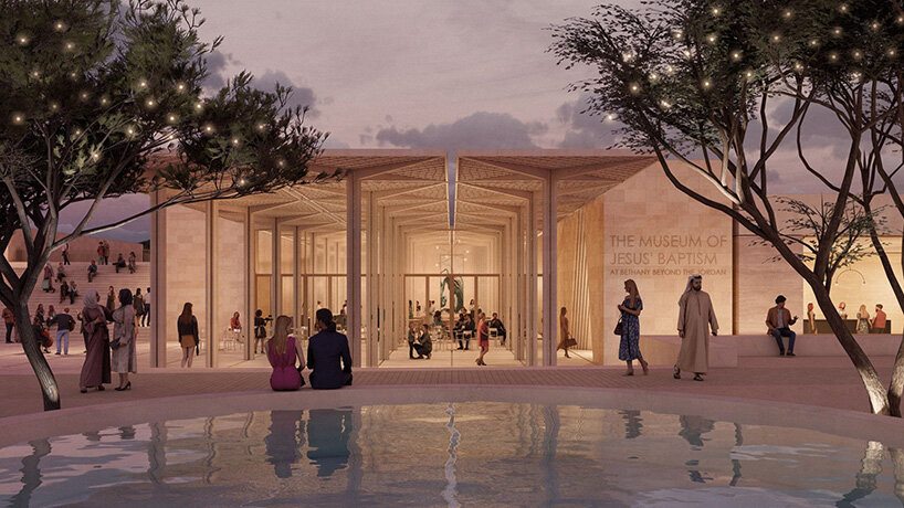 n&iacute;all mclaughlin to realize low-carbon rammed earth museum at jordan's baptism landscape