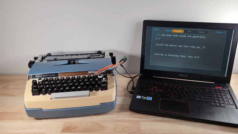 typewriter functional gaming computer