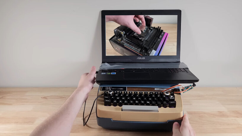 typewriter functional gaming computer