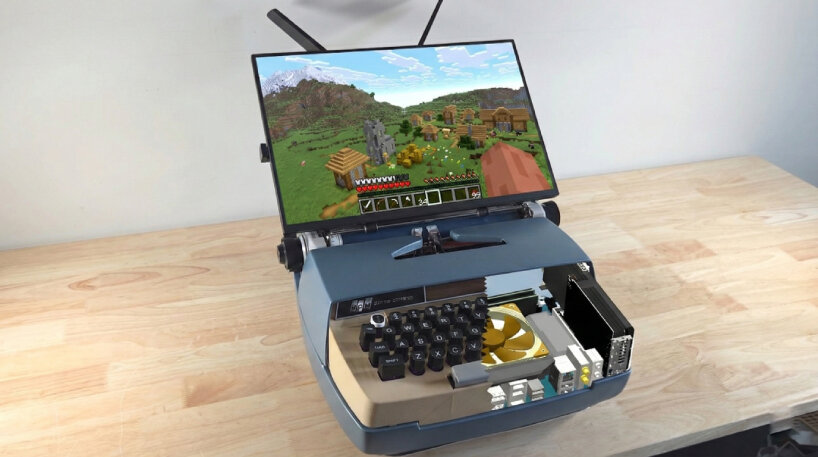 the maker also redesigns the keyboard by placing a modern one because it is much thinner