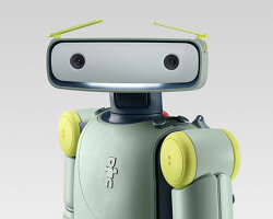 portable humanoid robot uses antenna eyebrows and light animations to express emotions