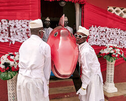teapots, fish, and trucks: inside ghana's extraordinary figurative coffins