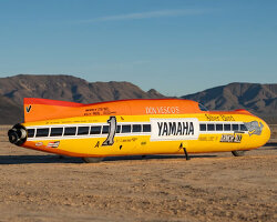 revisit the aircraft-shaped racing motorcycle by don vesco, powered by turbochargers