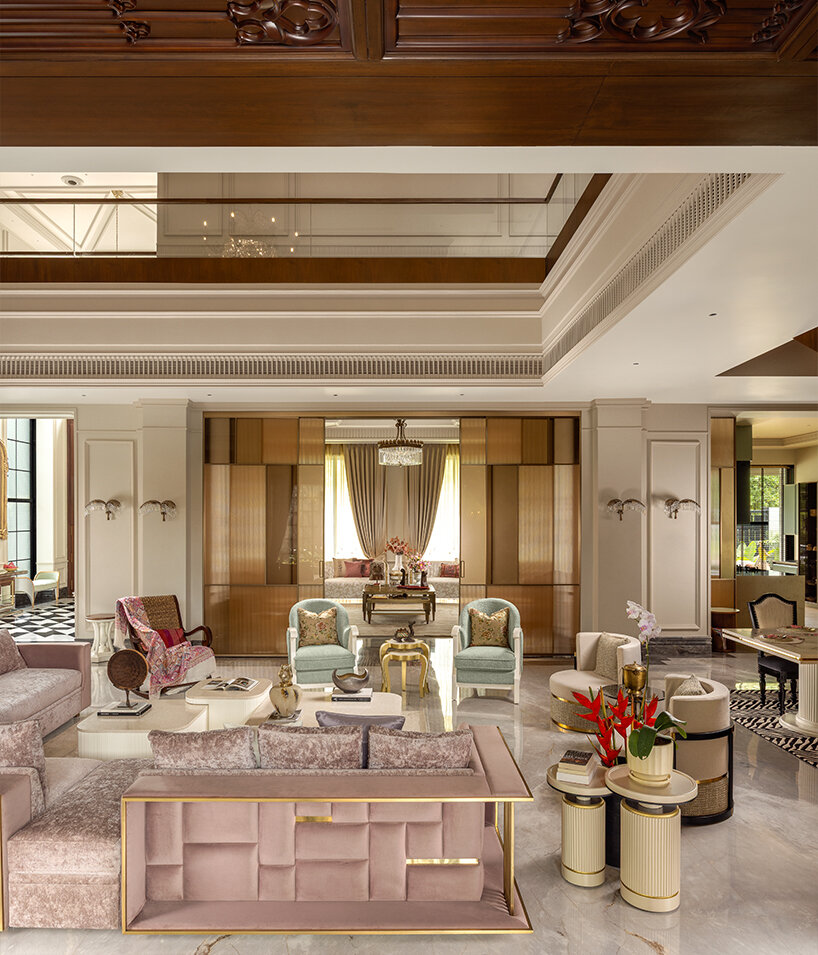 simran boparai completes prabh-te-ras residence balancing marble, murals and modernity - 3