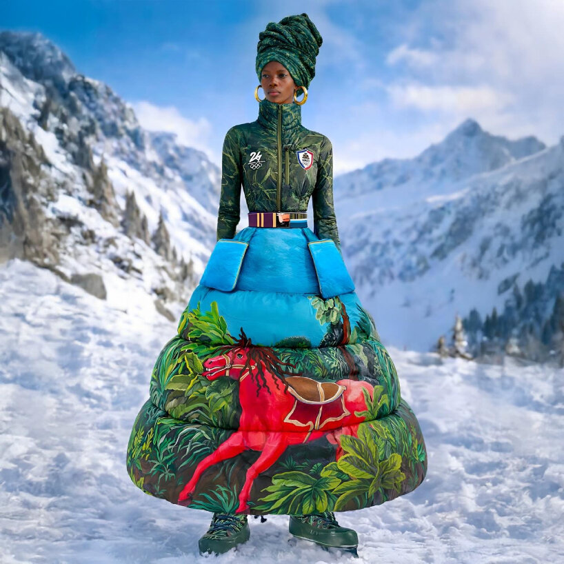 Stella Jean for Team Haiti | image courtesy of Stella Jean